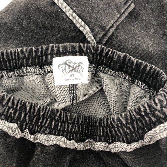 Afton Street Knit Denim Look Cargo Pants - Picture 7 of 7